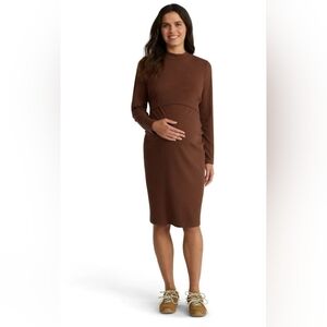 Brown Maternity Dress